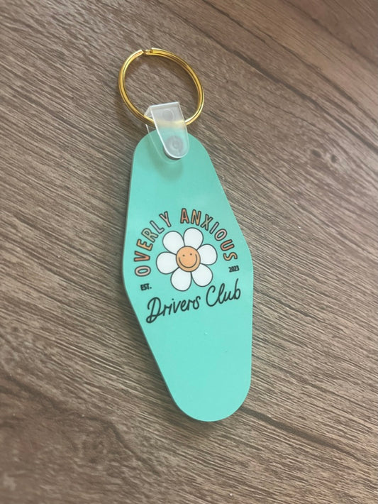 Overly Anxious Drivers Club Keychain