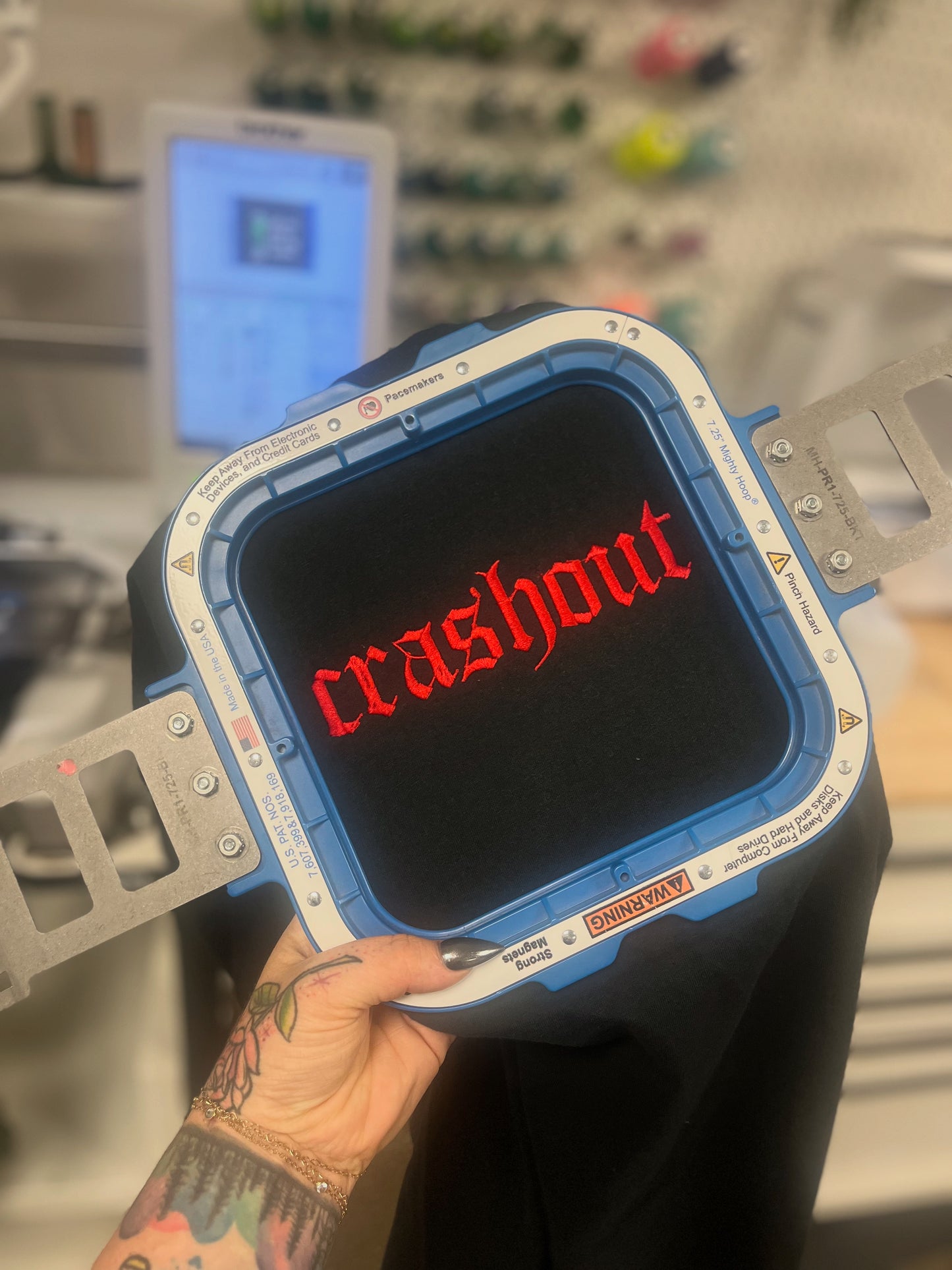 Embroidered Crashout Tshirt