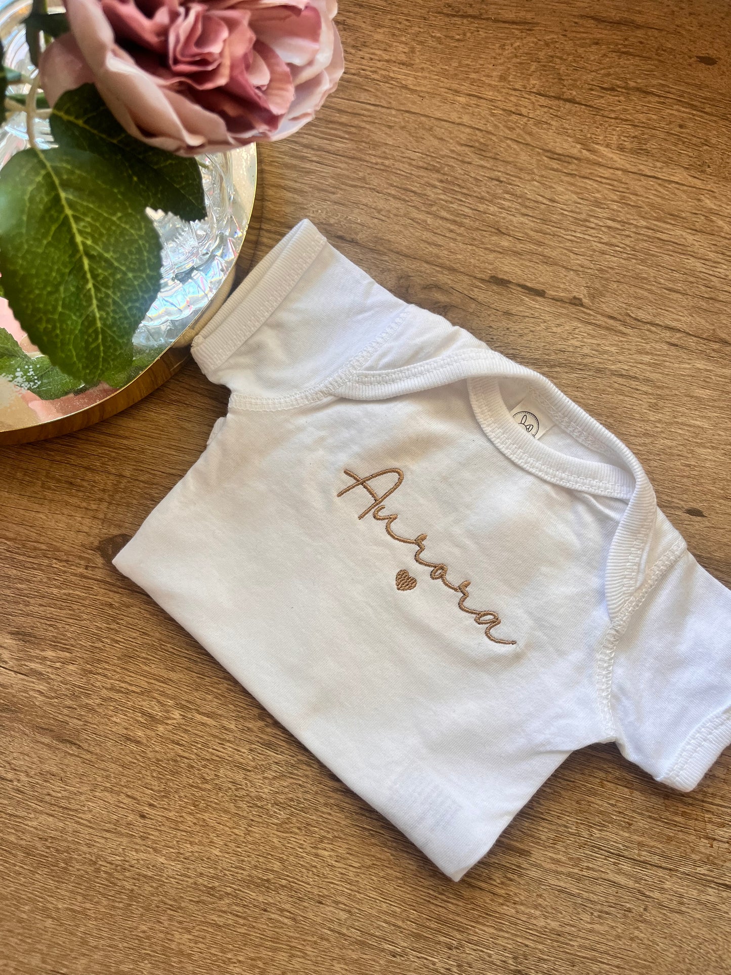 Embroidered Personalized Bodysuit
