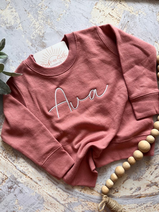 Custom Name Toddler Crewneck