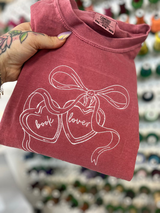 Book Lover Locket Tee