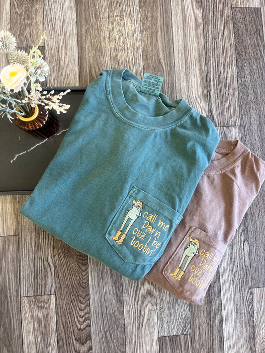 Darn Tootin Pocket Tee