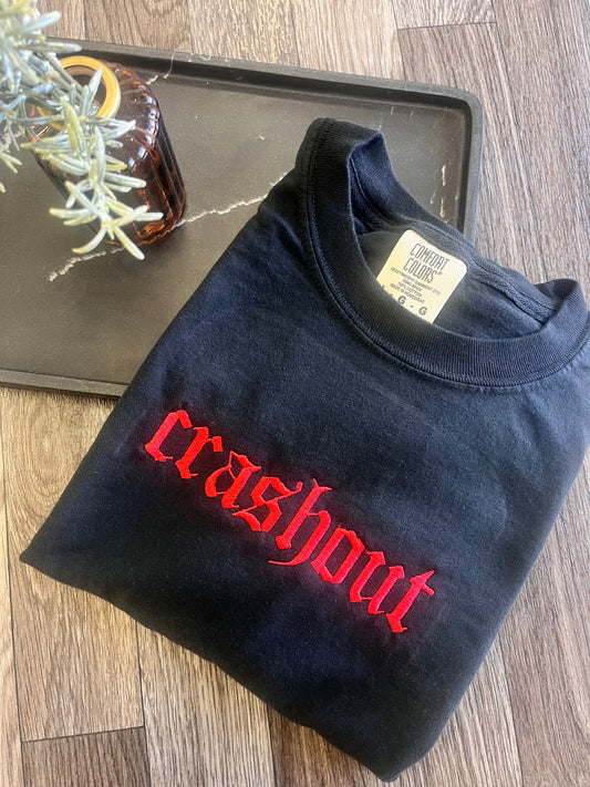 Embroidered Crashout Tshirt