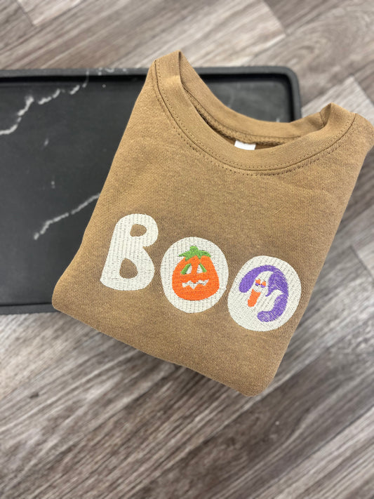 Halloween Cookie "Boo" Toddler Crewneck