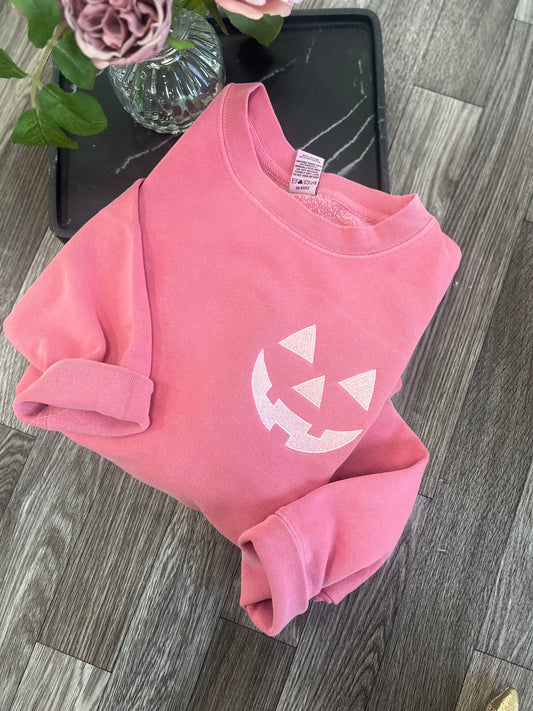 Pink Mini Jack Pigment Dye Crewneck