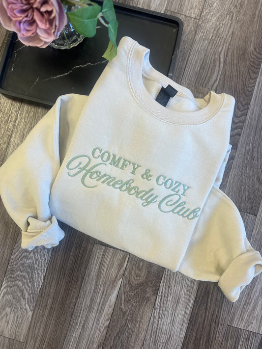 Comfy + Cozy Homebody Club Crewneck