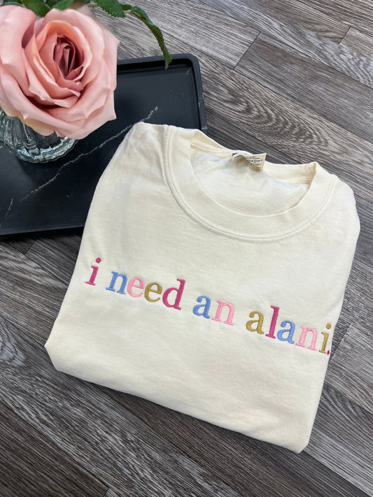 I need an Alani Tshirt