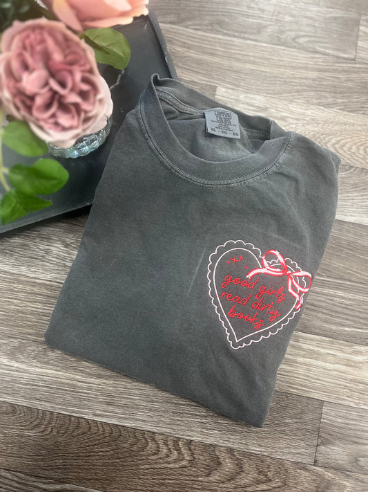 Good Girls Read Dirty Books Tshirt