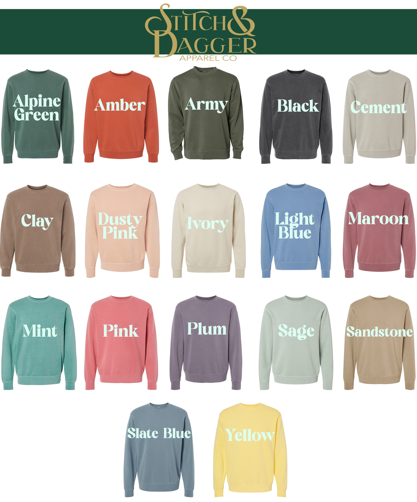 Feeling Spooky Pigment Dye Crewneck