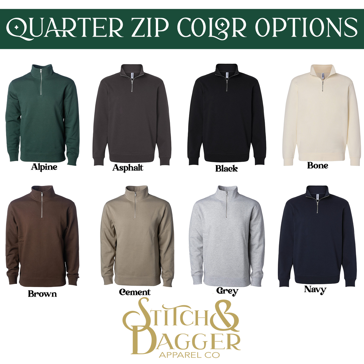 Custom Career Quarter Zip Pullover