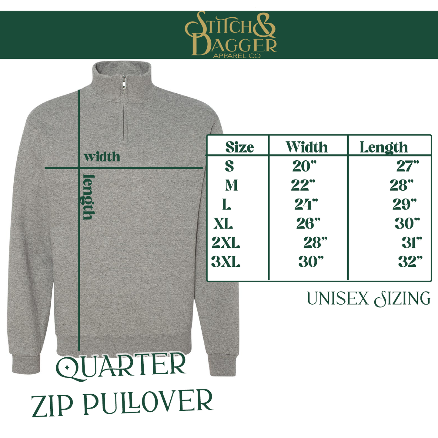SALE Wingleader Quarter Zip Sweatshirt