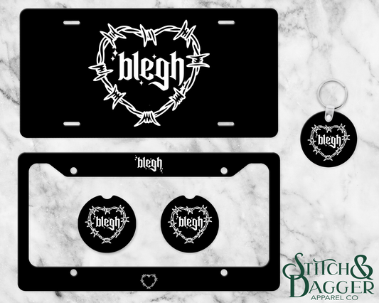 Blegh License Plate Set