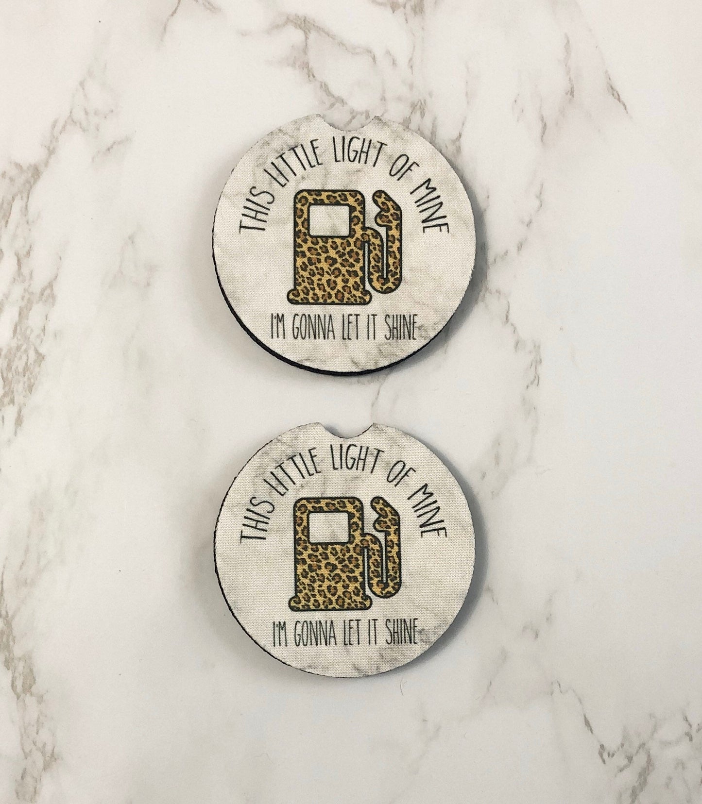 This Little Light of Mine Car Coasters