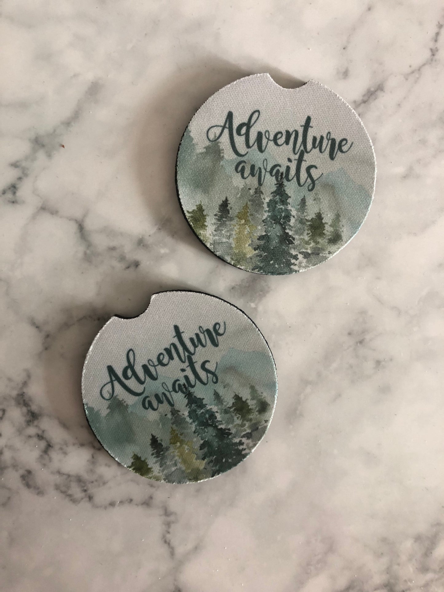 Adventure Awaits Car Coasters