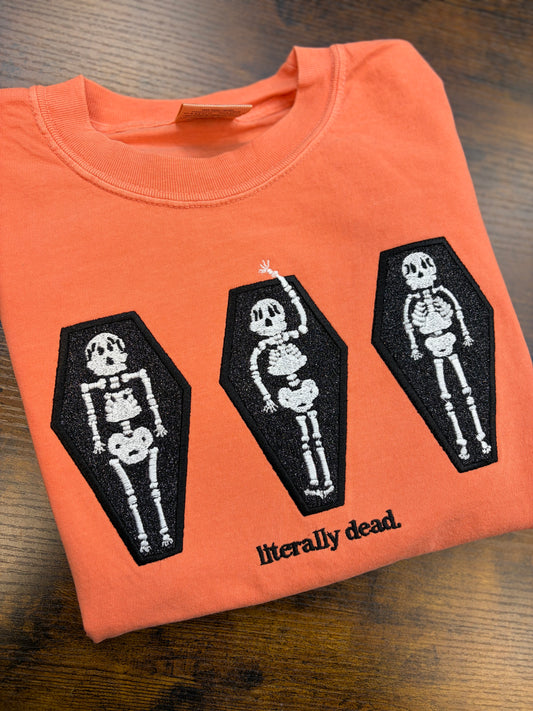 Glitter Literally Dead CC Tshirt