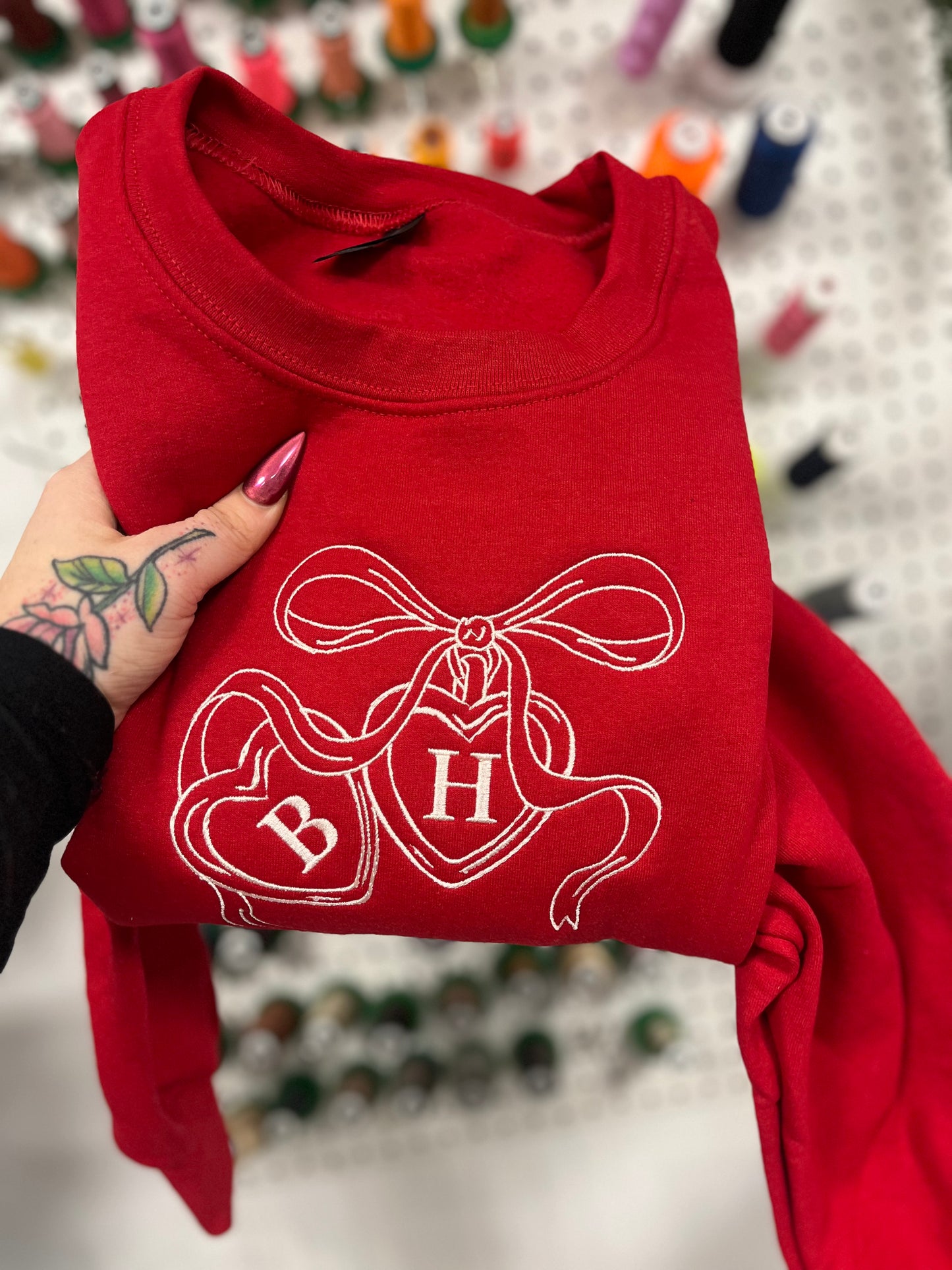 Custom Initial Locket Crewneck