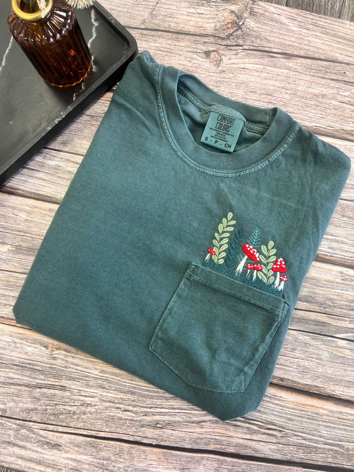 Mushrooms Pocket Tee