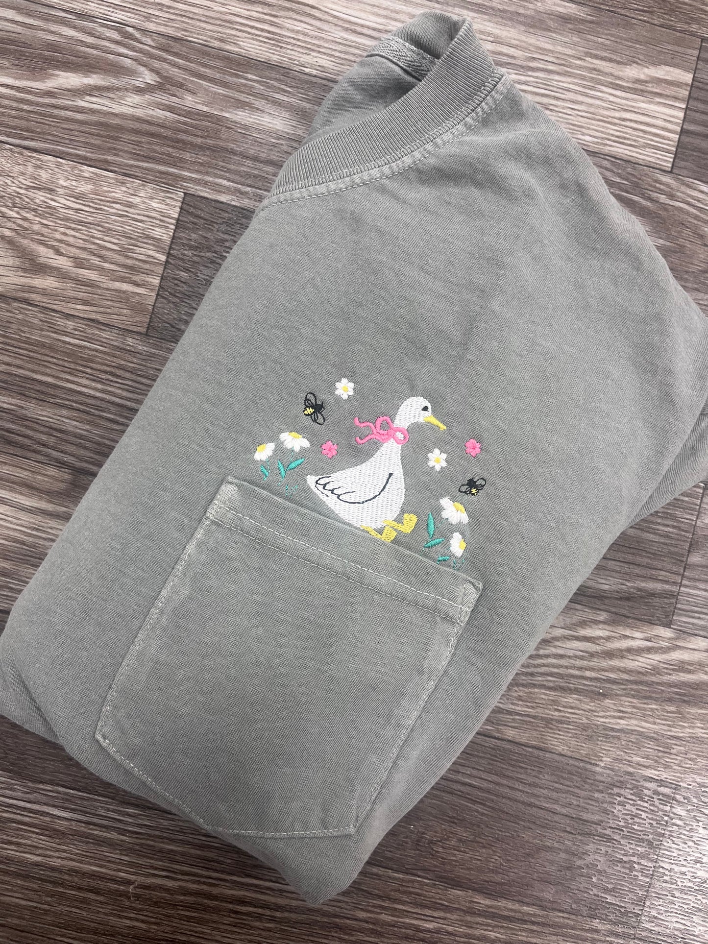 Spring Goose Pocket Tee