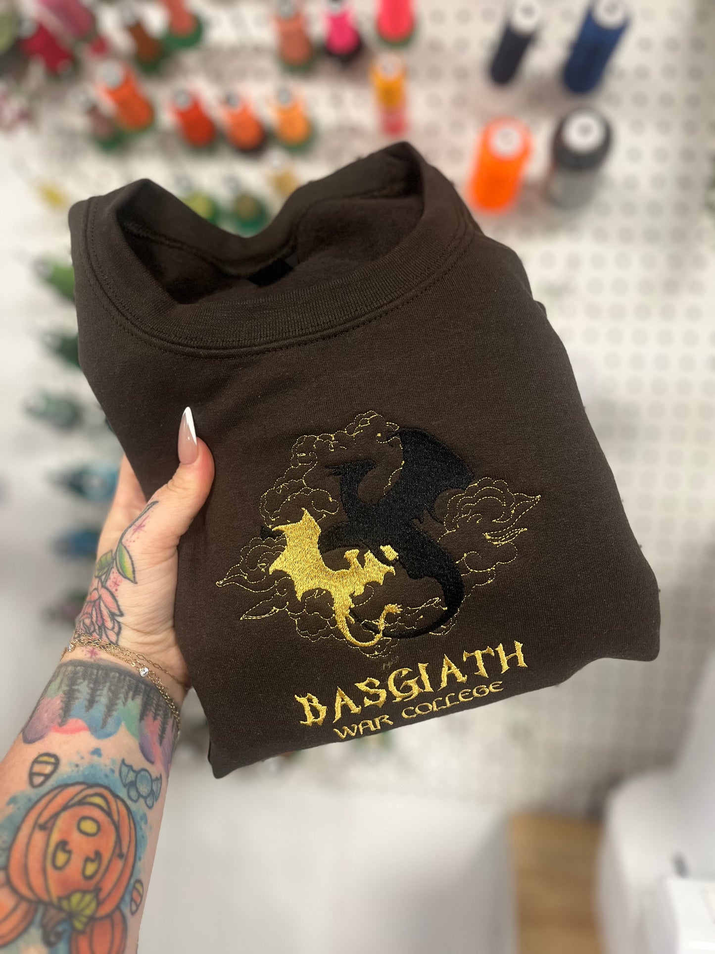 Basgiath War College Embroidered Sweatshirt