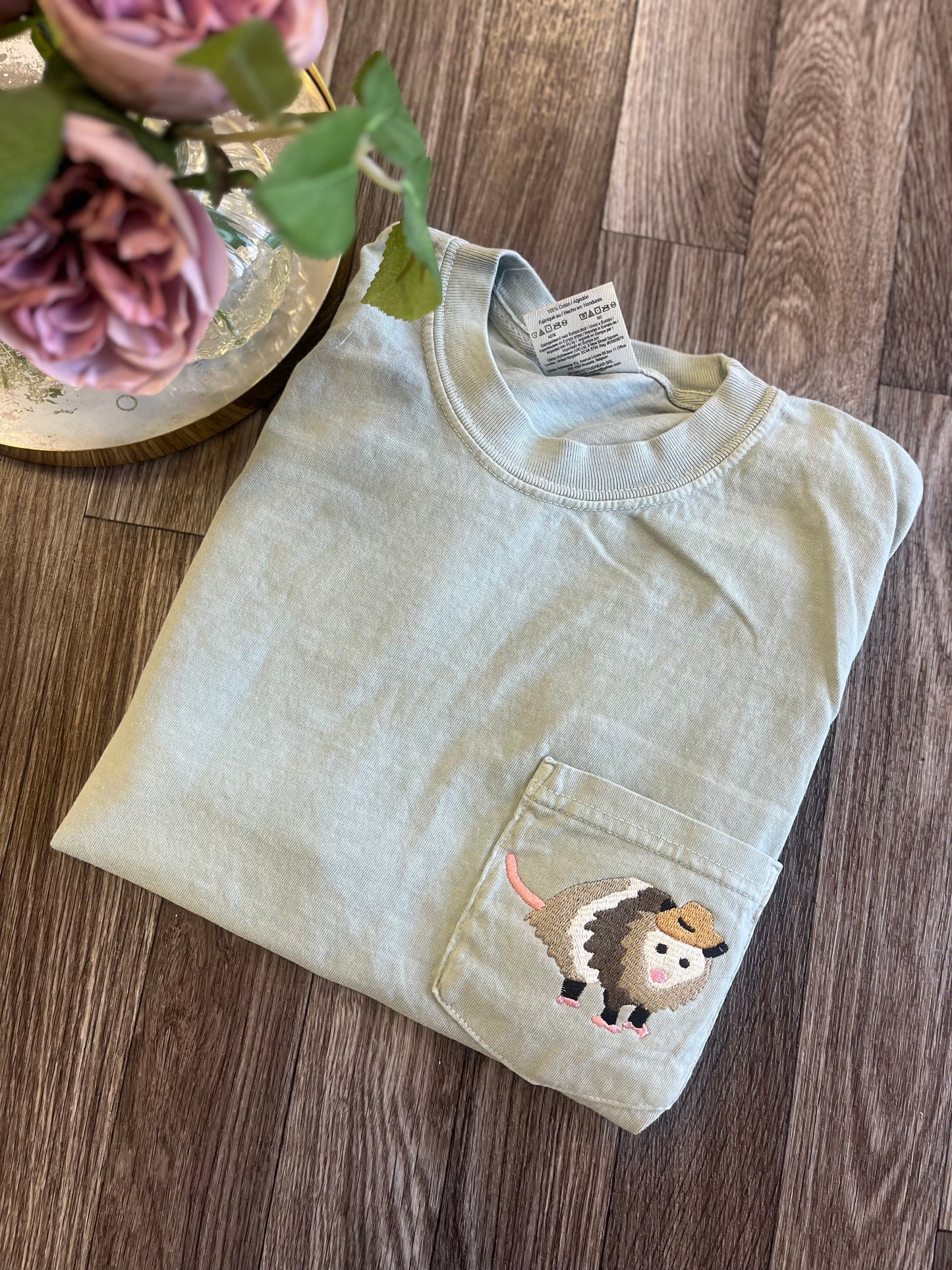 Cowboy Possum Pocket Tee