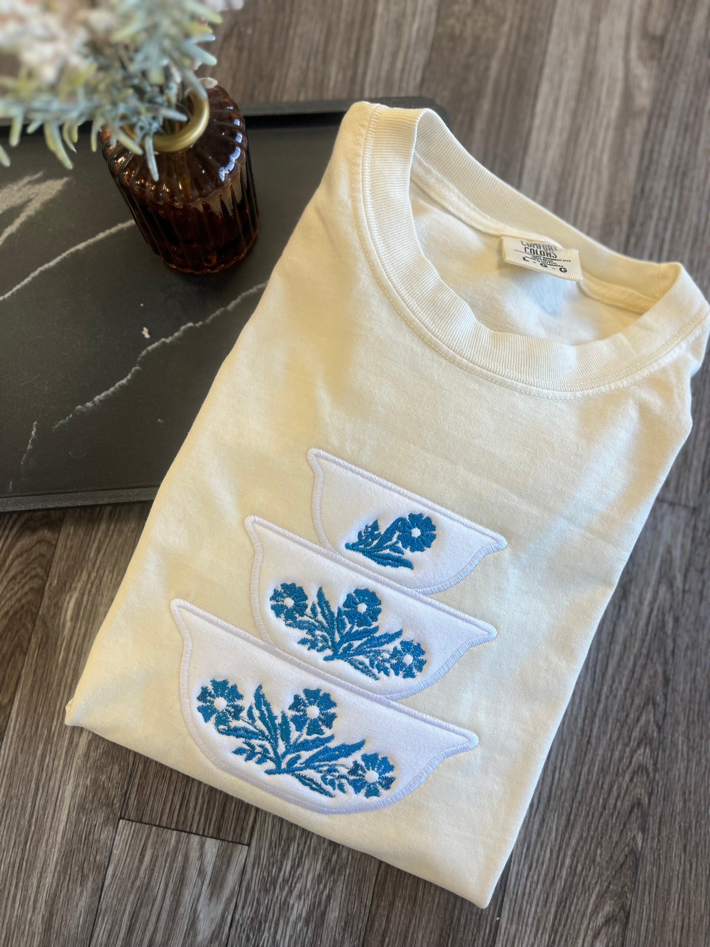 Vintage Bowl Applique Tshirt