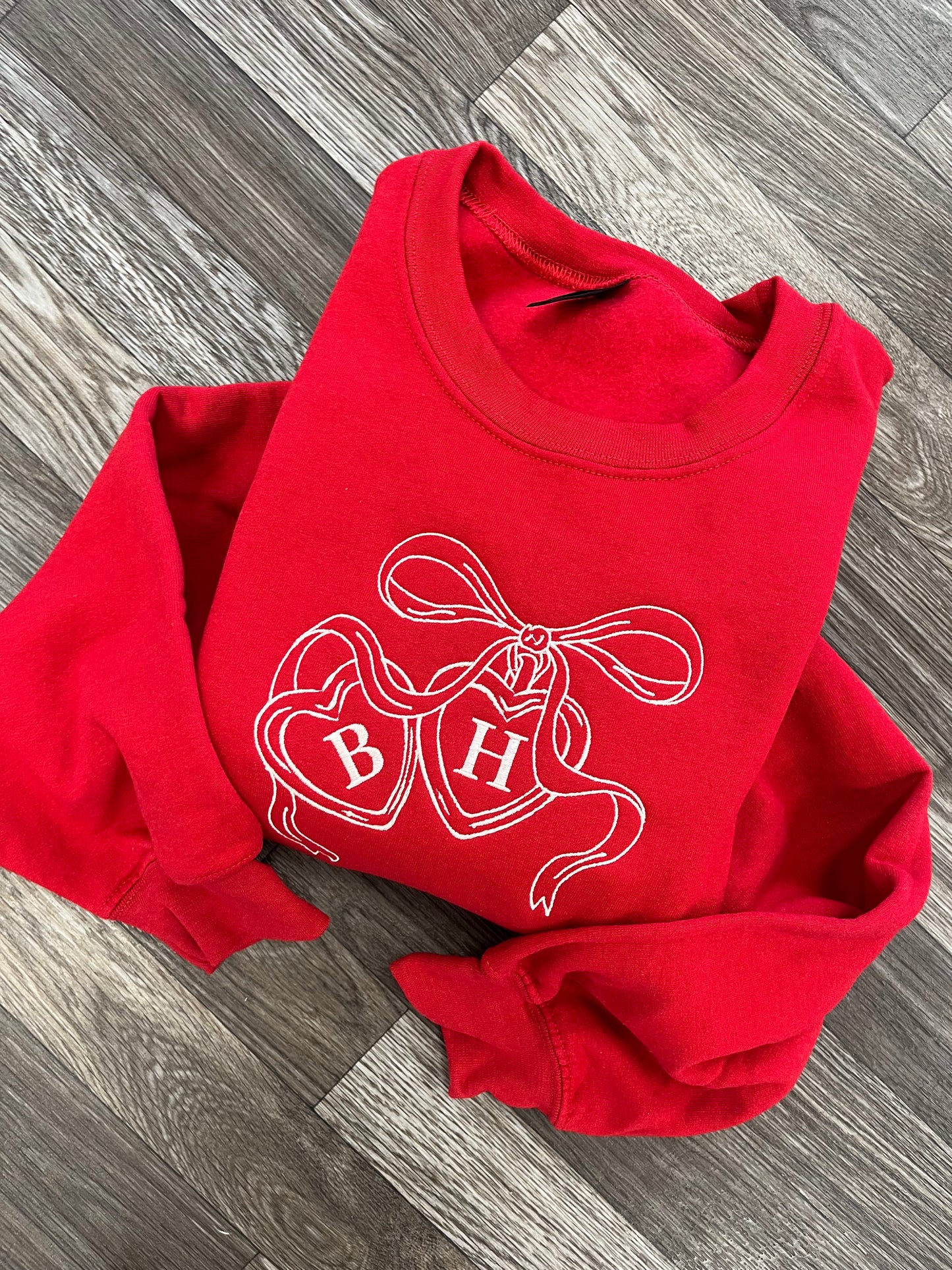 Custom Initial Locket Crewneck