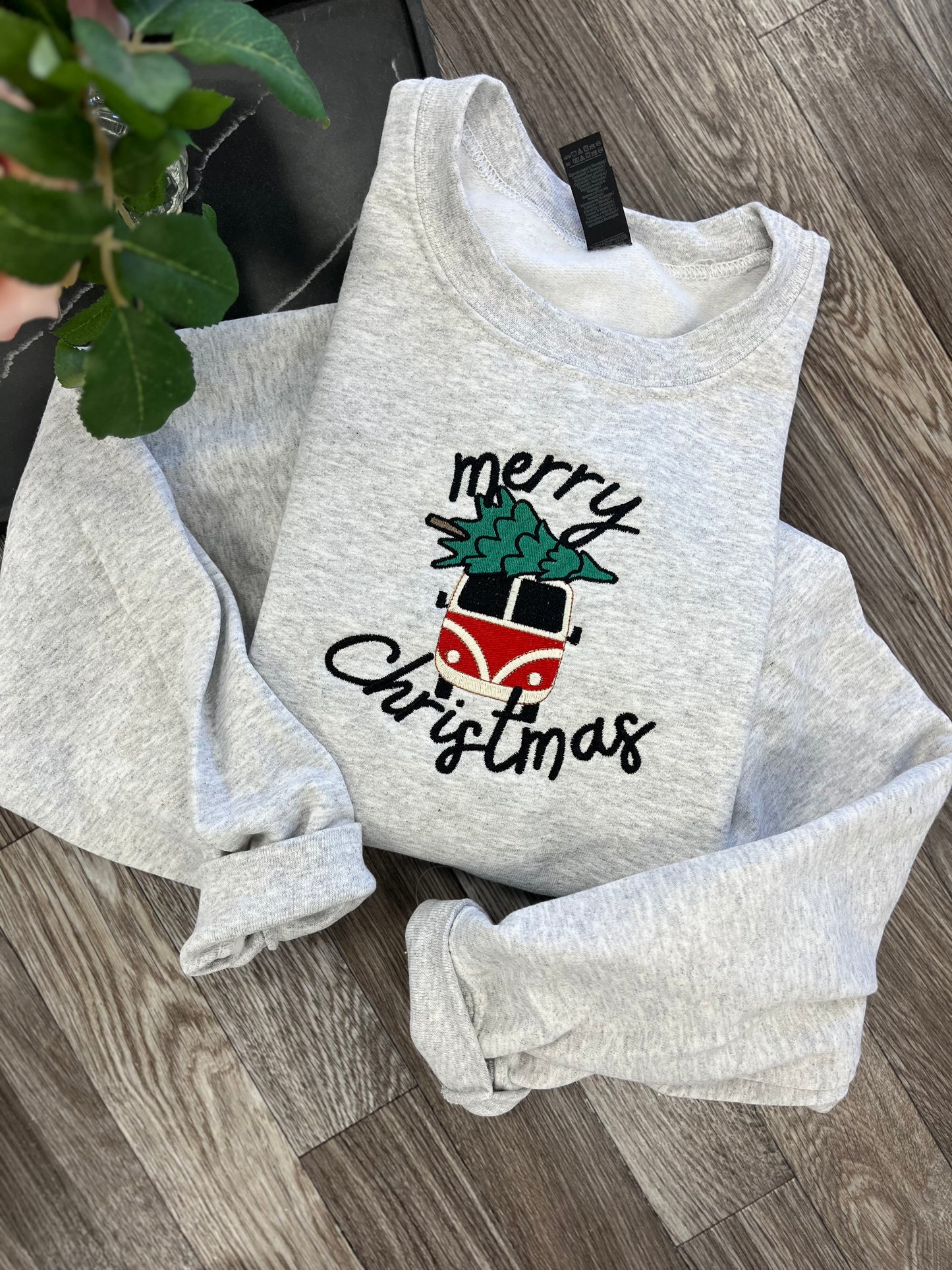 Retro Christmas Van Crewneck