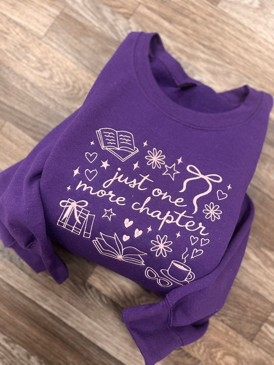 Just One More Chapter Crewneck