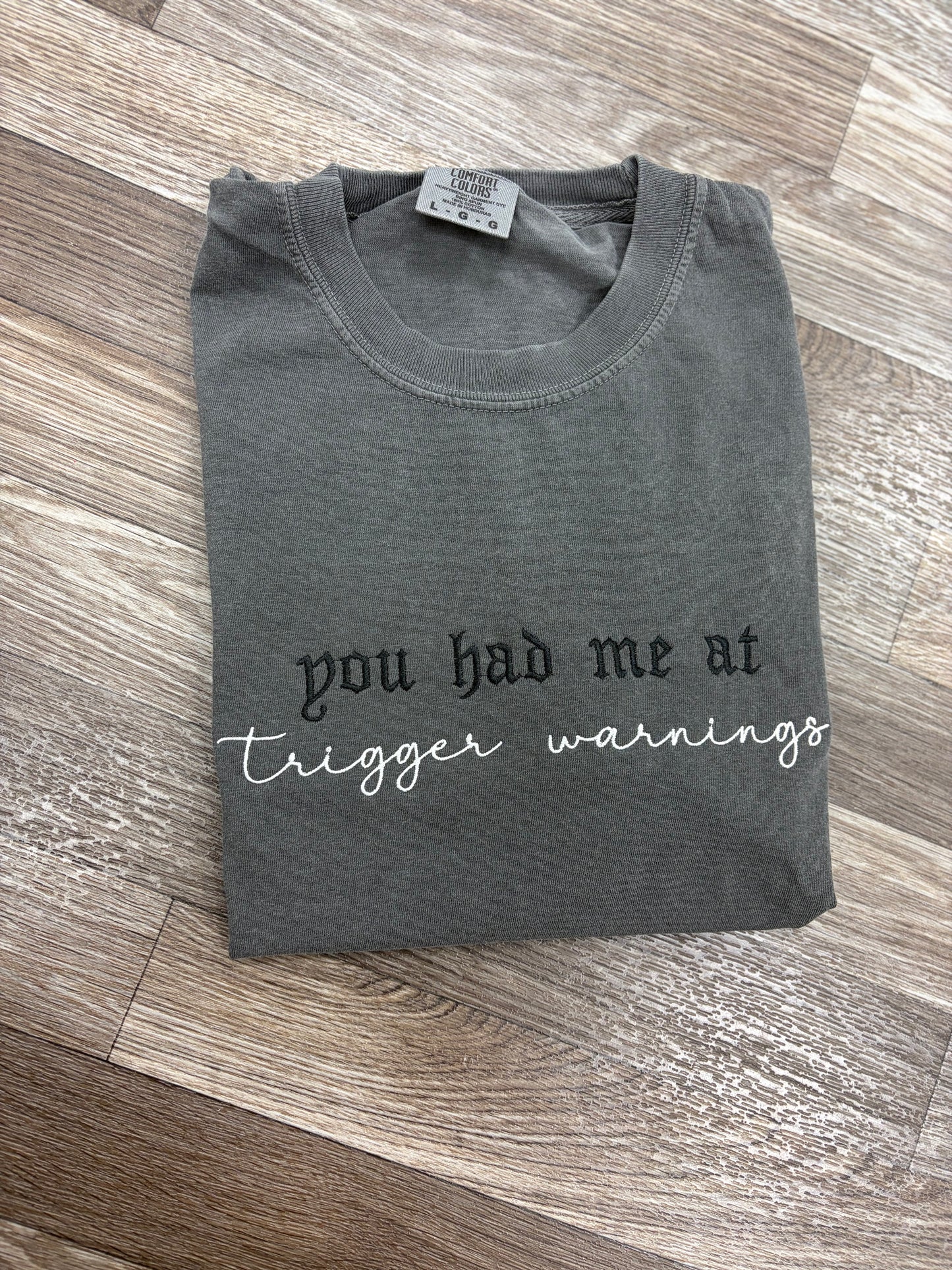 Trigger Warnings CC Tshirt