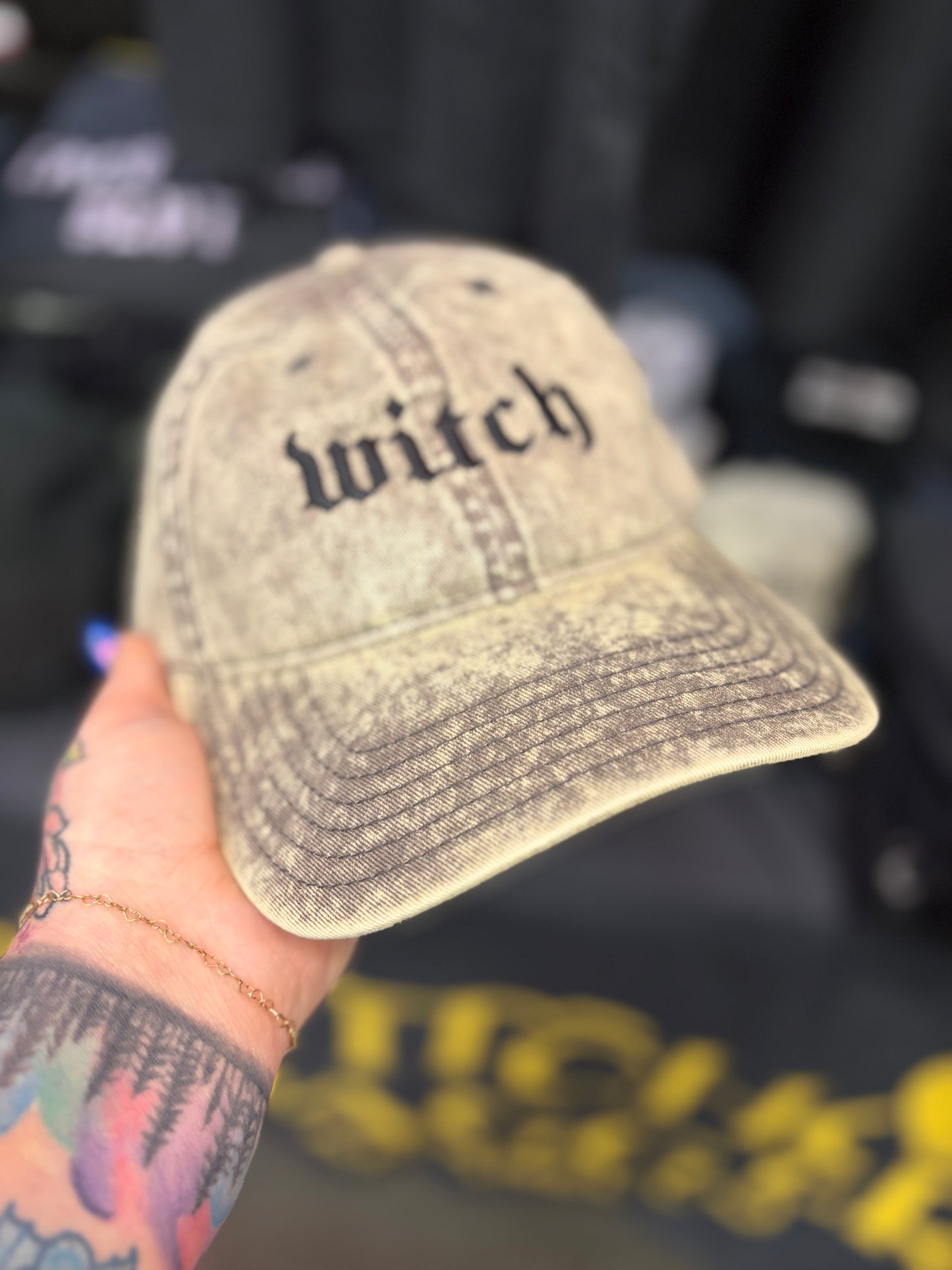 Witch Distressed Hat