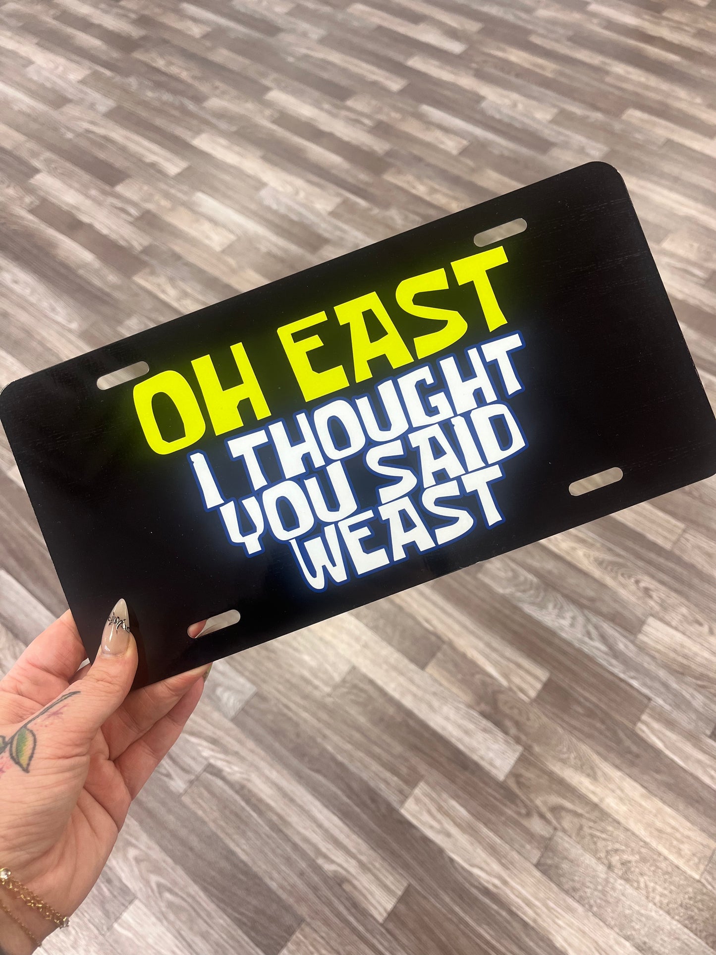 East License Plate