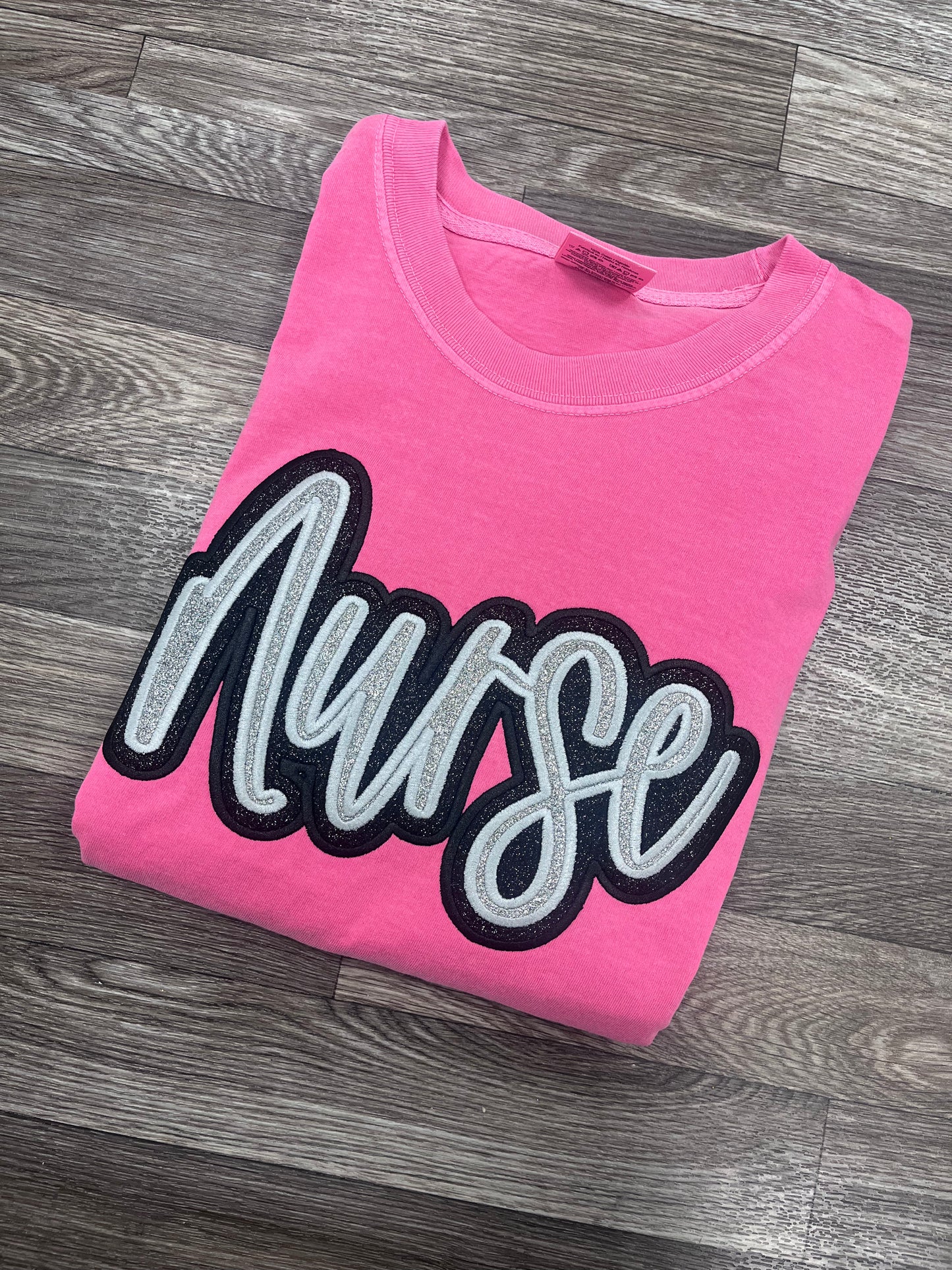 Double Glitter Nurse Tshirt