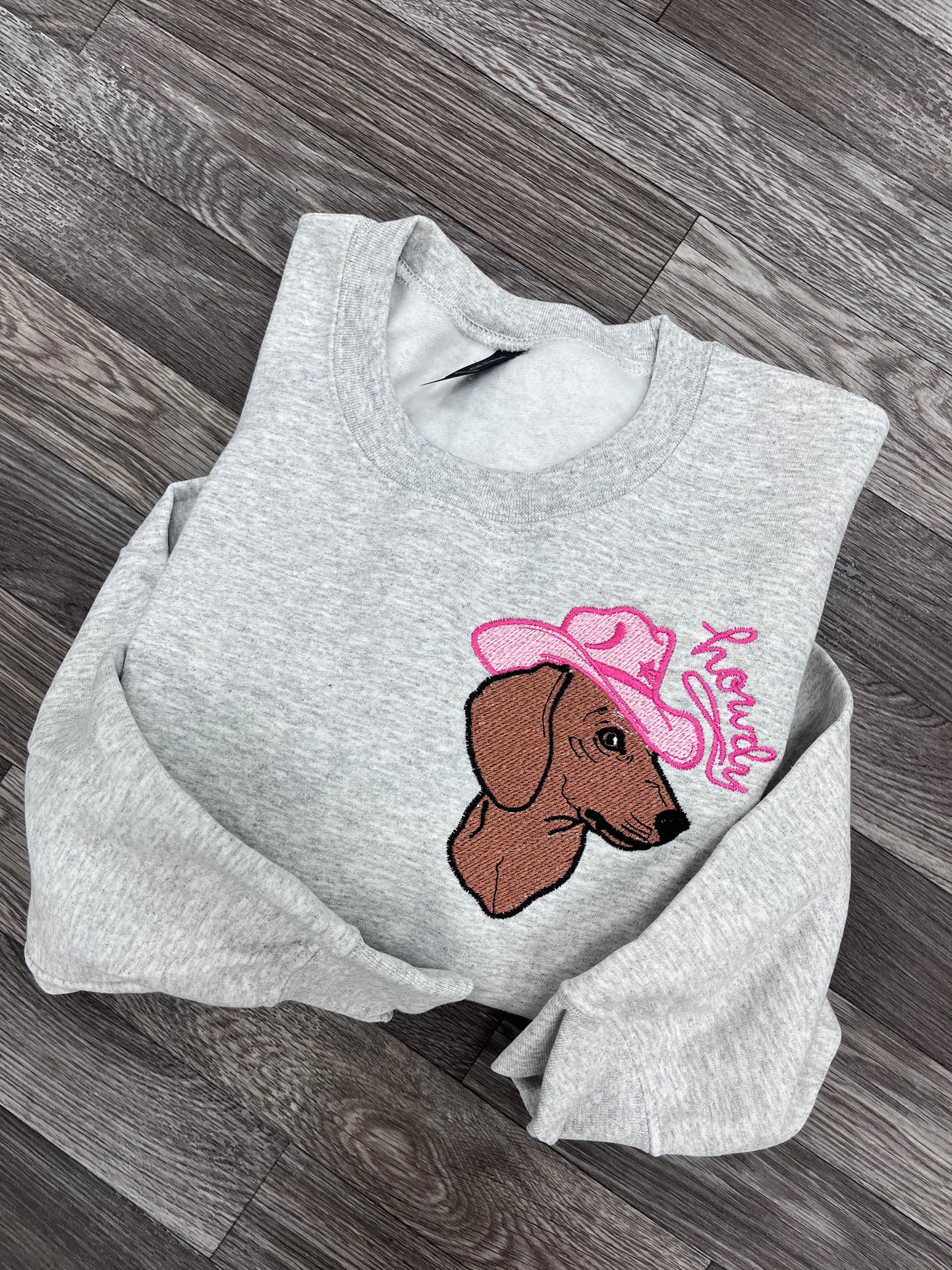 Howdy Hound Dachshund Crewneck