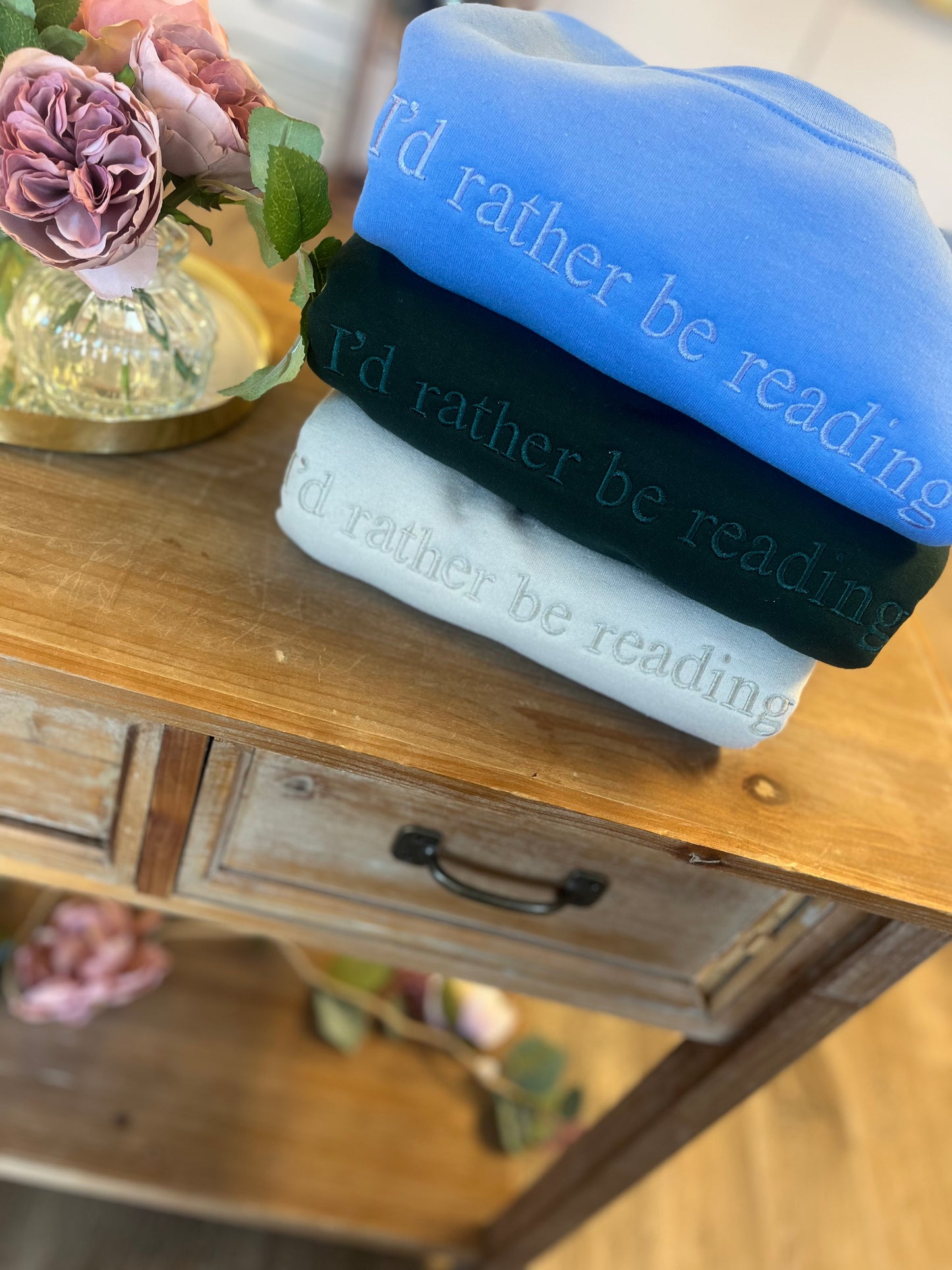 I'd Rather Be Reading Crewneck