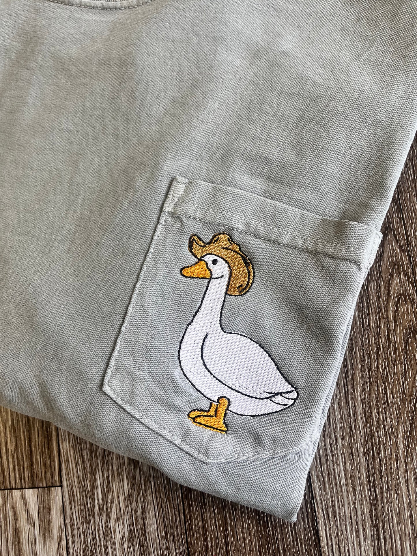 Cowboy Goose Pocket Tee