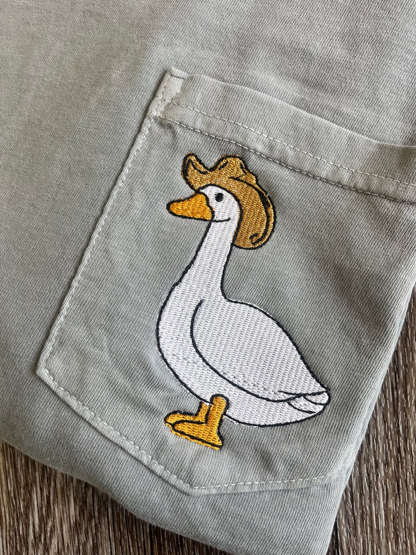Cowboy Goose Pocket Tee