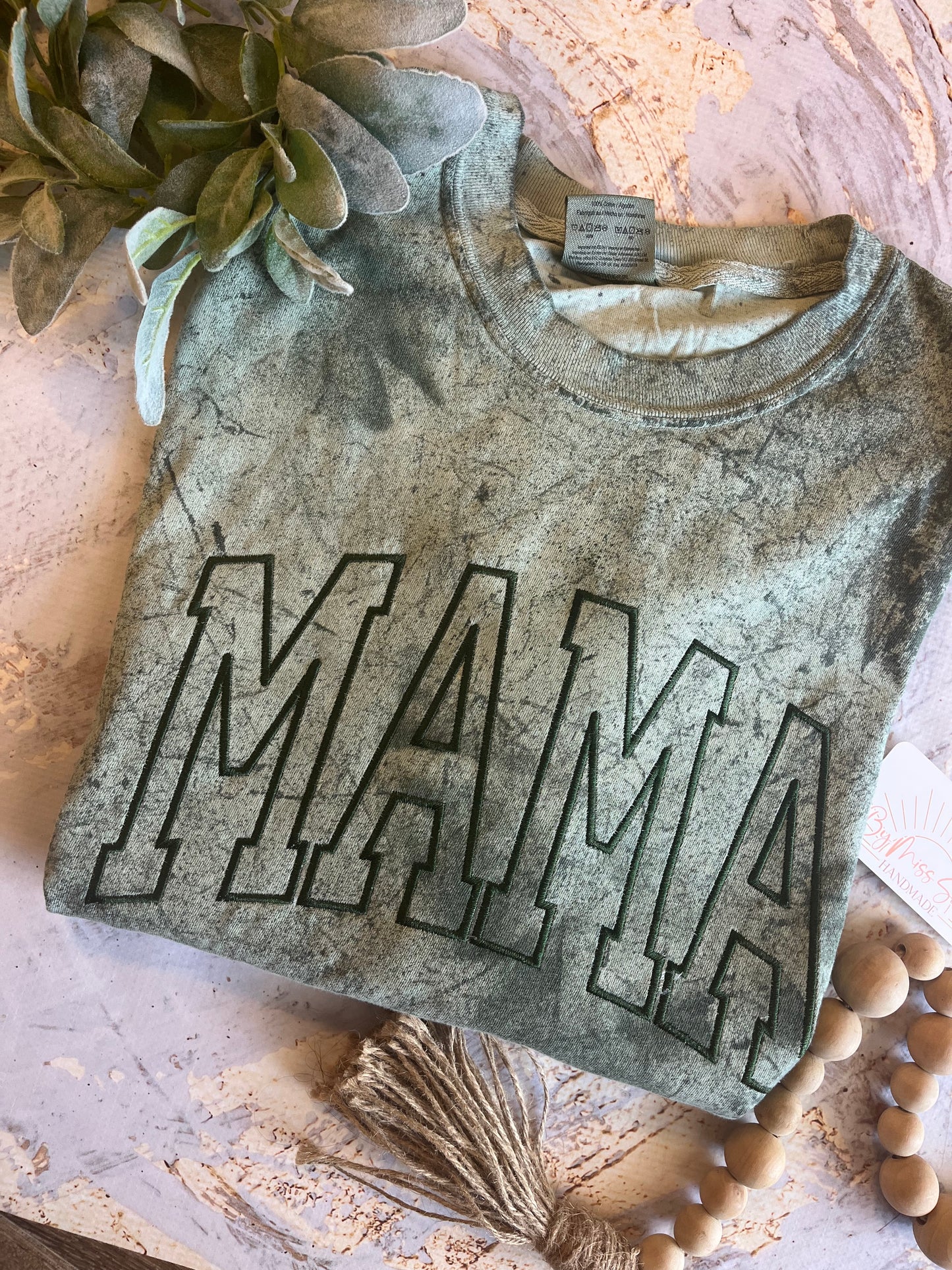 Varsity Mama Colorblast Tshirt