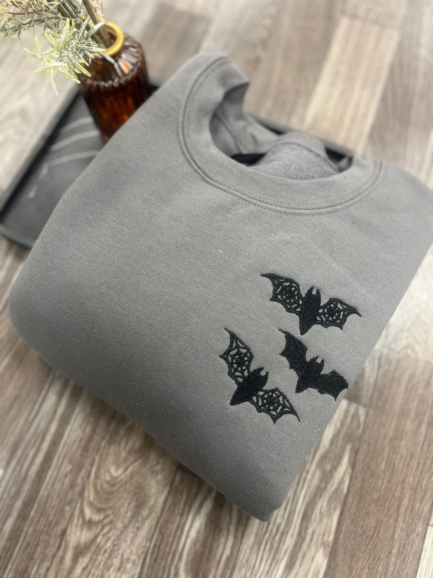 Spiderweb Bats Crewneck
