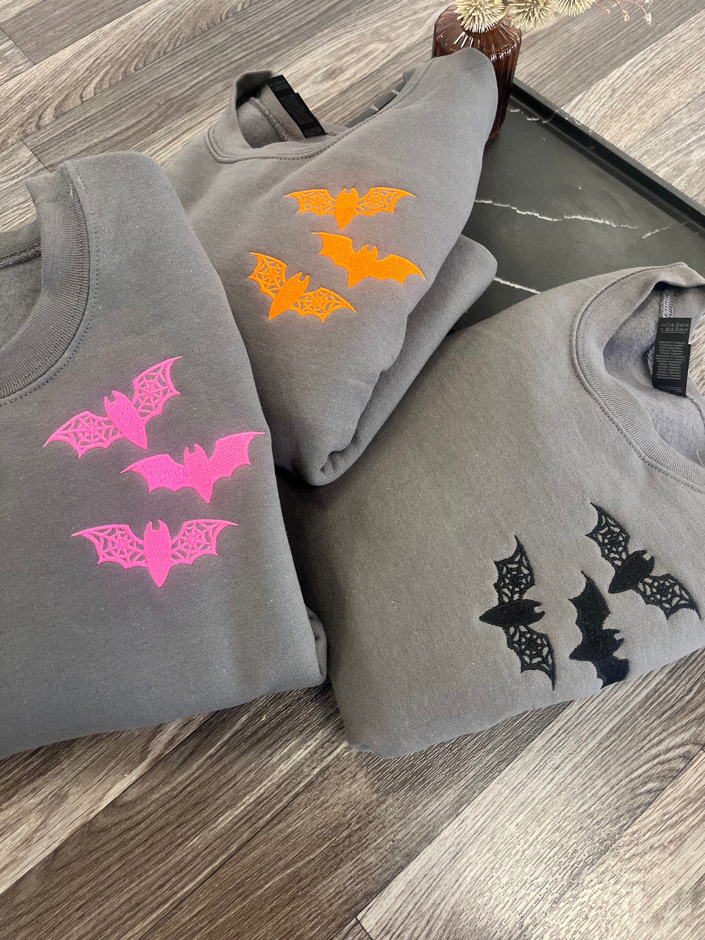 Spiderweb Bats Crewneck