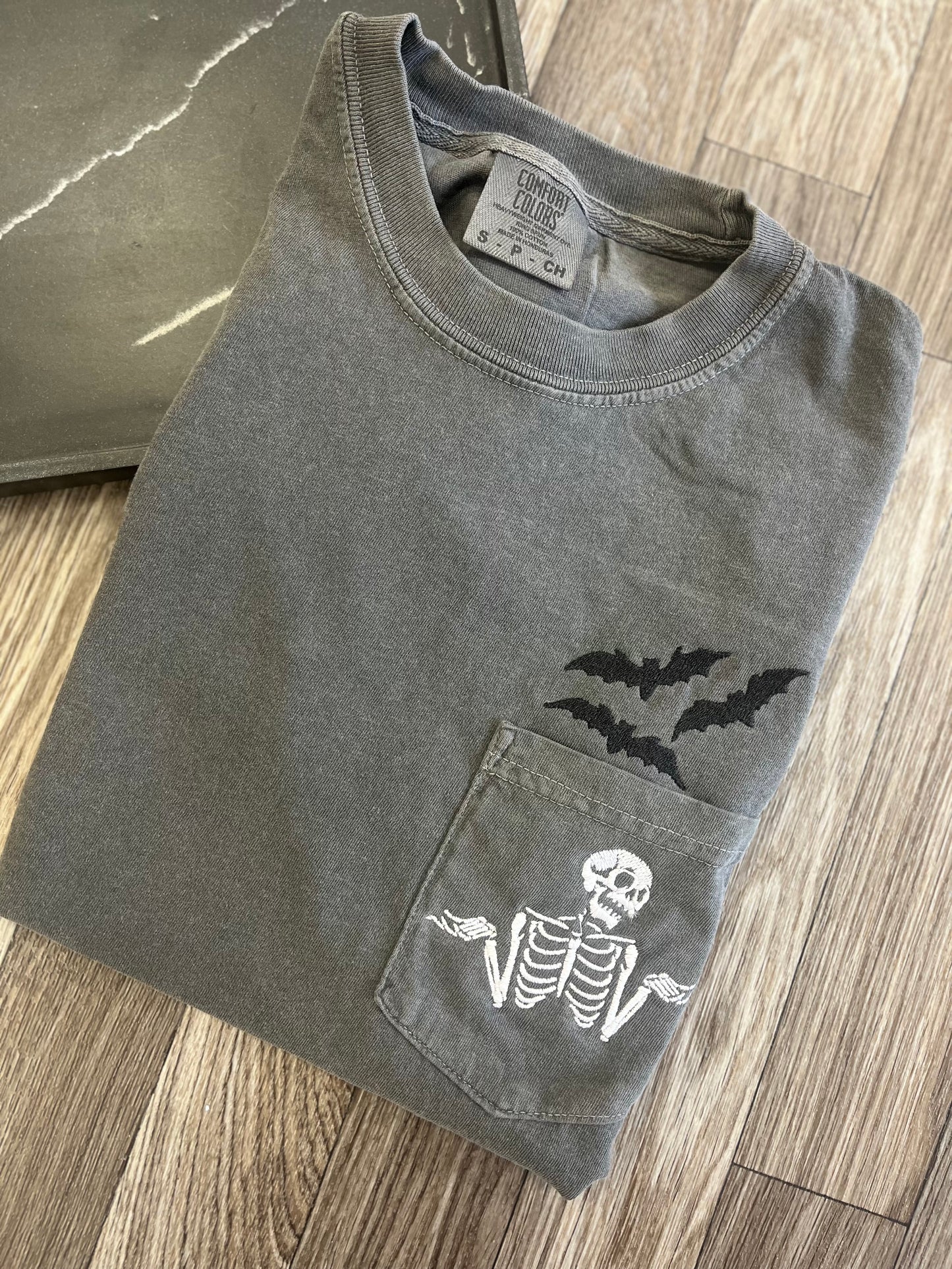 Bats & Shrugs Pocket Tshirt