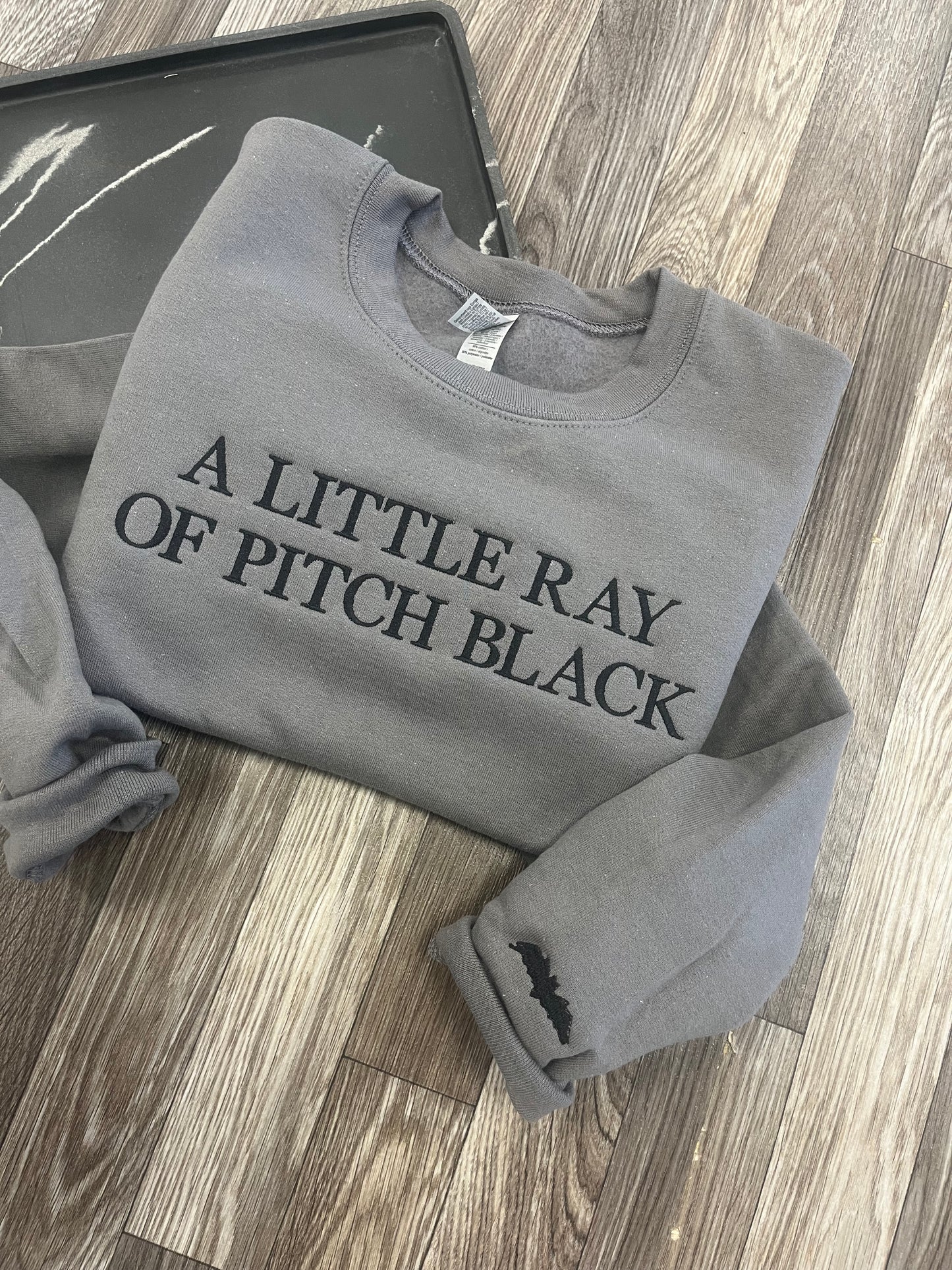 Little Ray of Pitch Black Crewneck