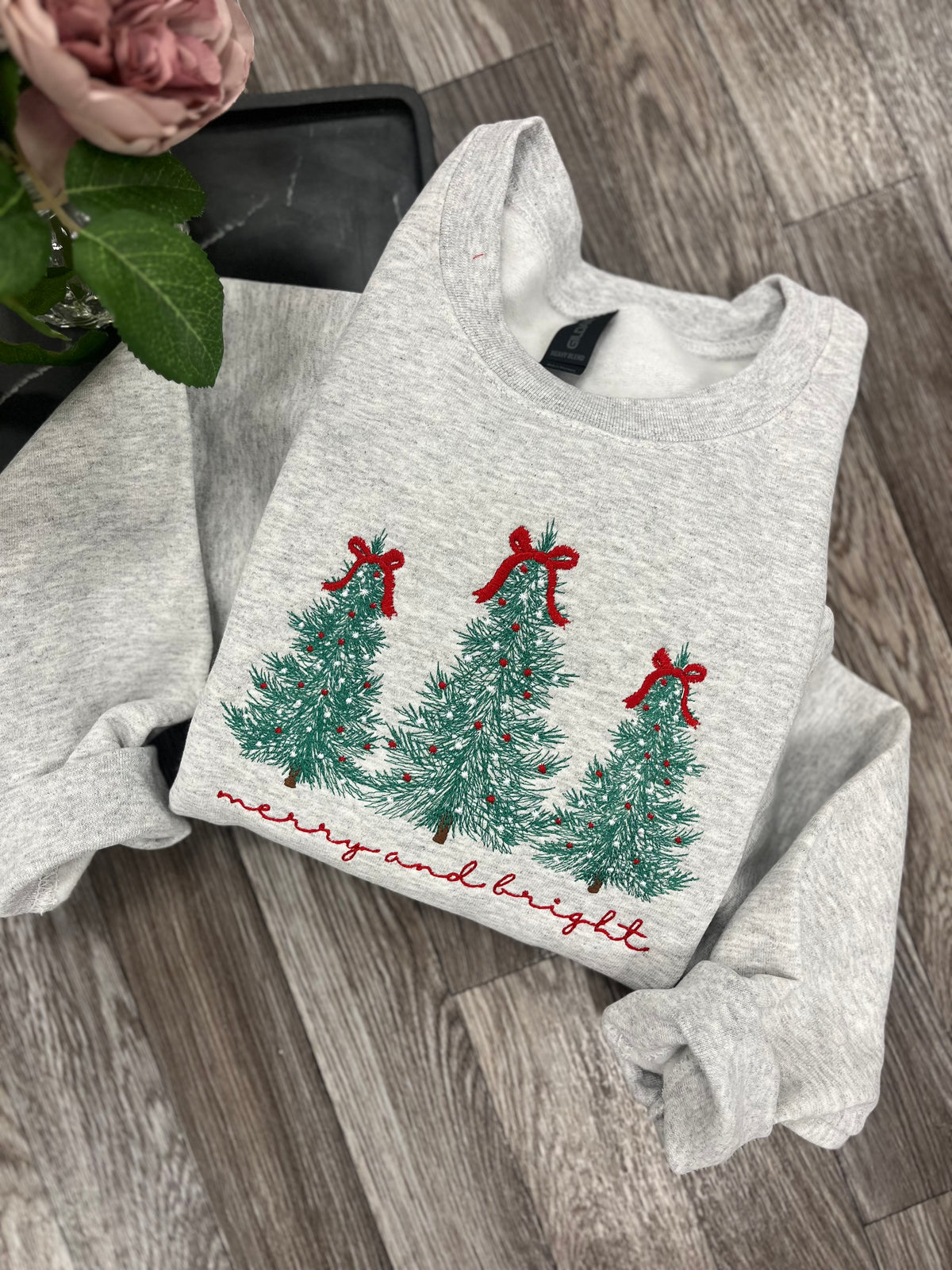 Merry & Bright Crewneck (Gildan)