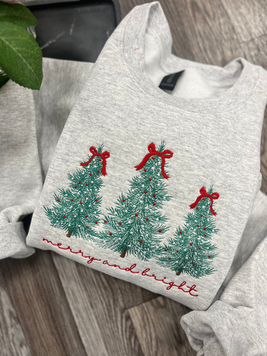 Merry & Bright Crewneck (Gildan)