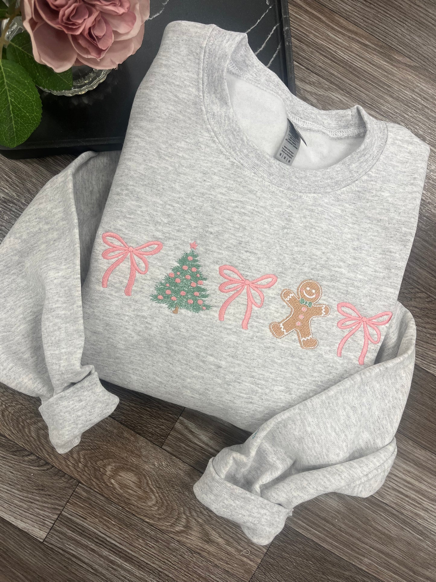 Coquette Gingerbread Christmas Crewneck