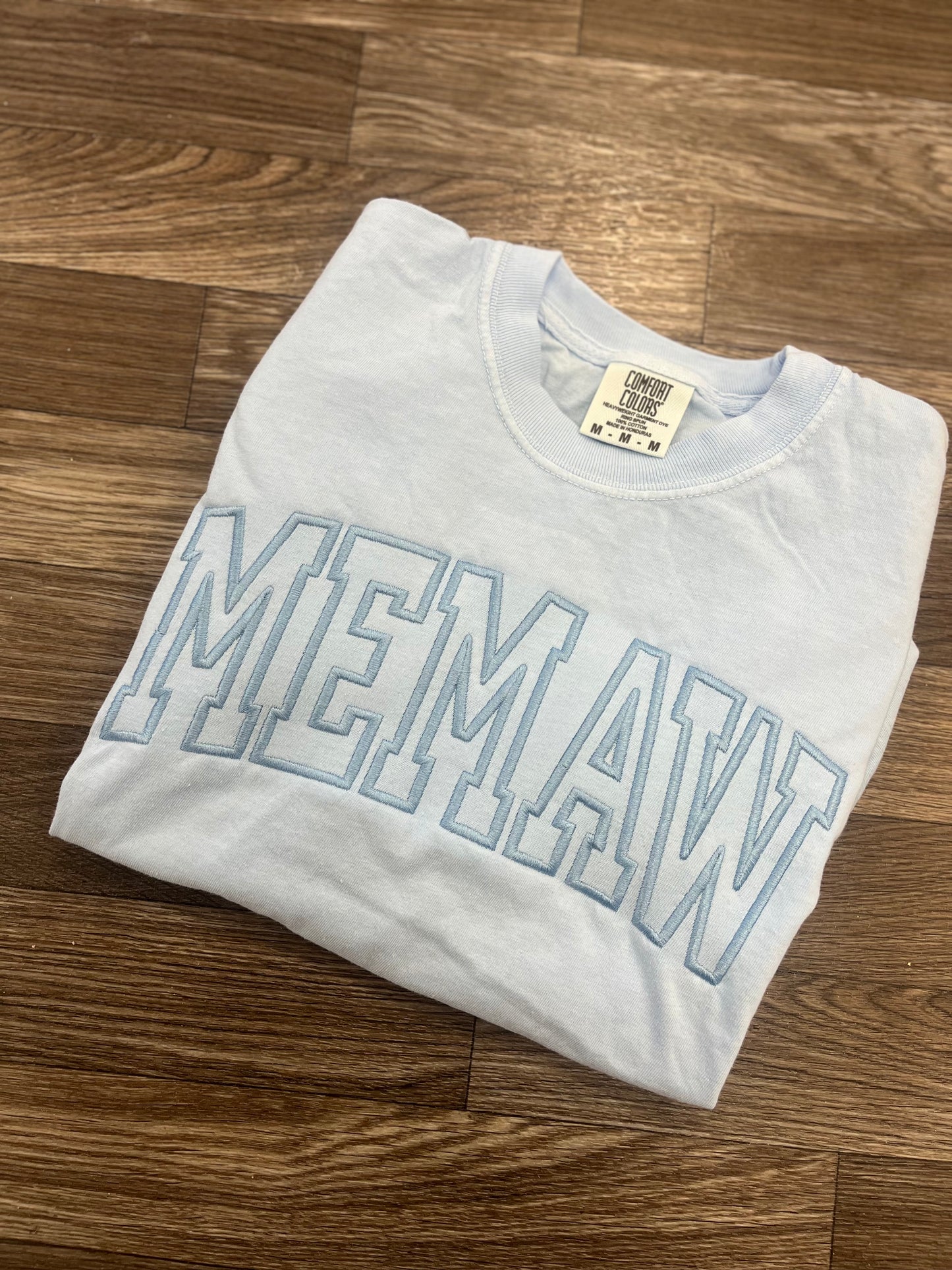 Custom Varsity Name Comfort Colors Tshirt