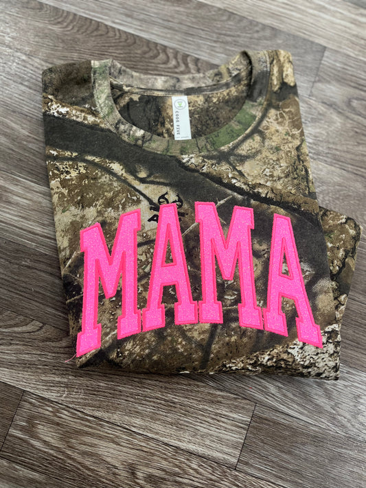 Glitter Mama Camo Tshirt