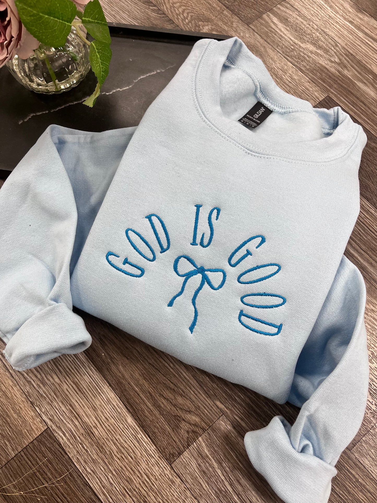 God is Good Gildan Crewneck