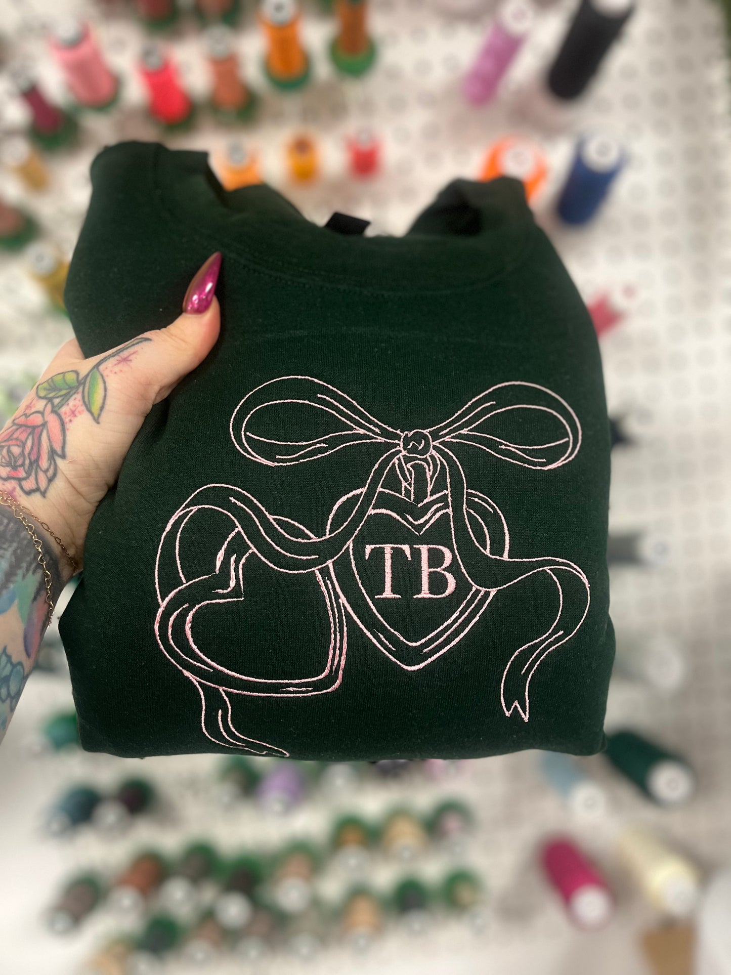 Custom Initial Locket Crewneck