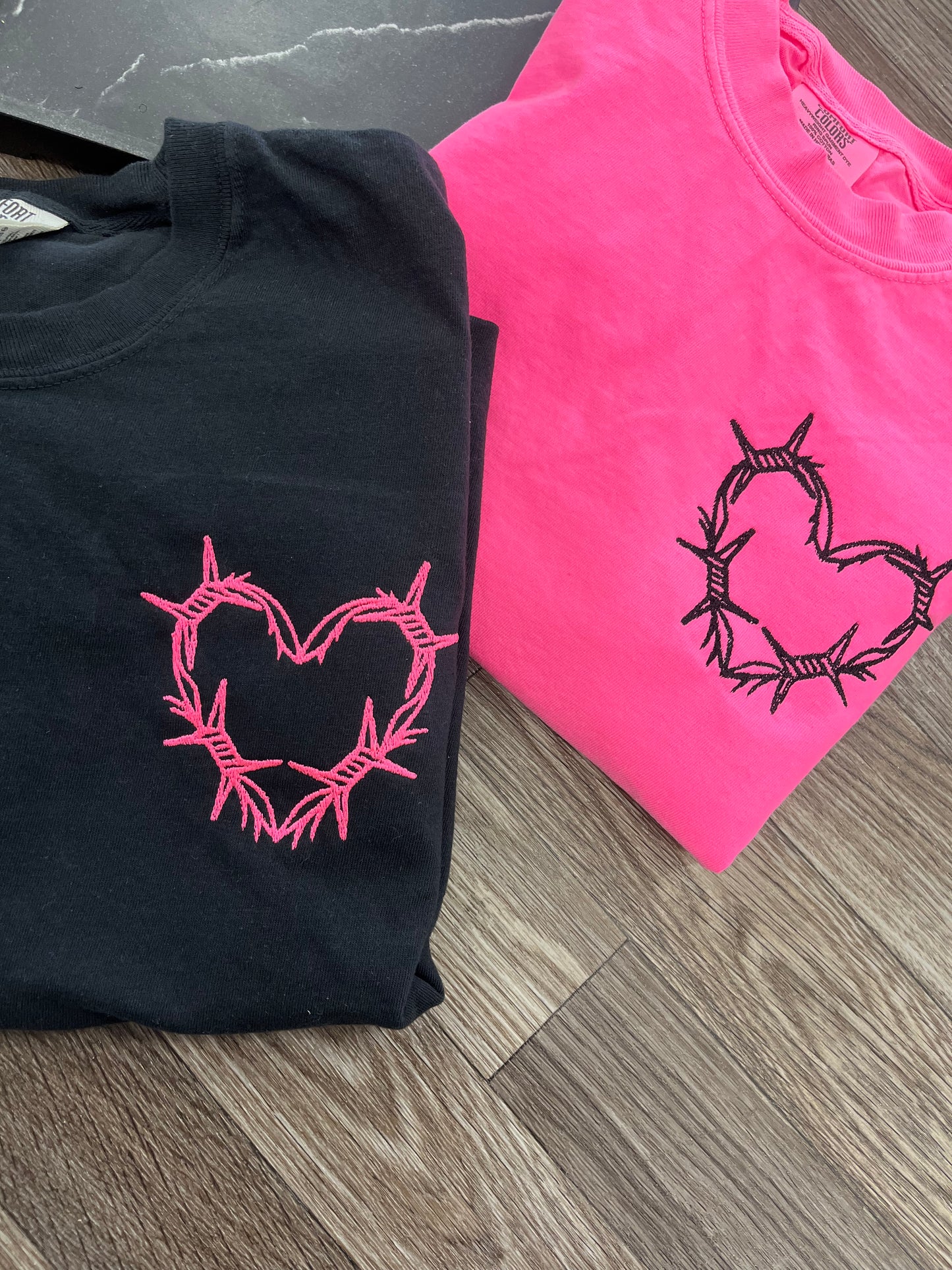 Barbed Wire Heart Tshirt