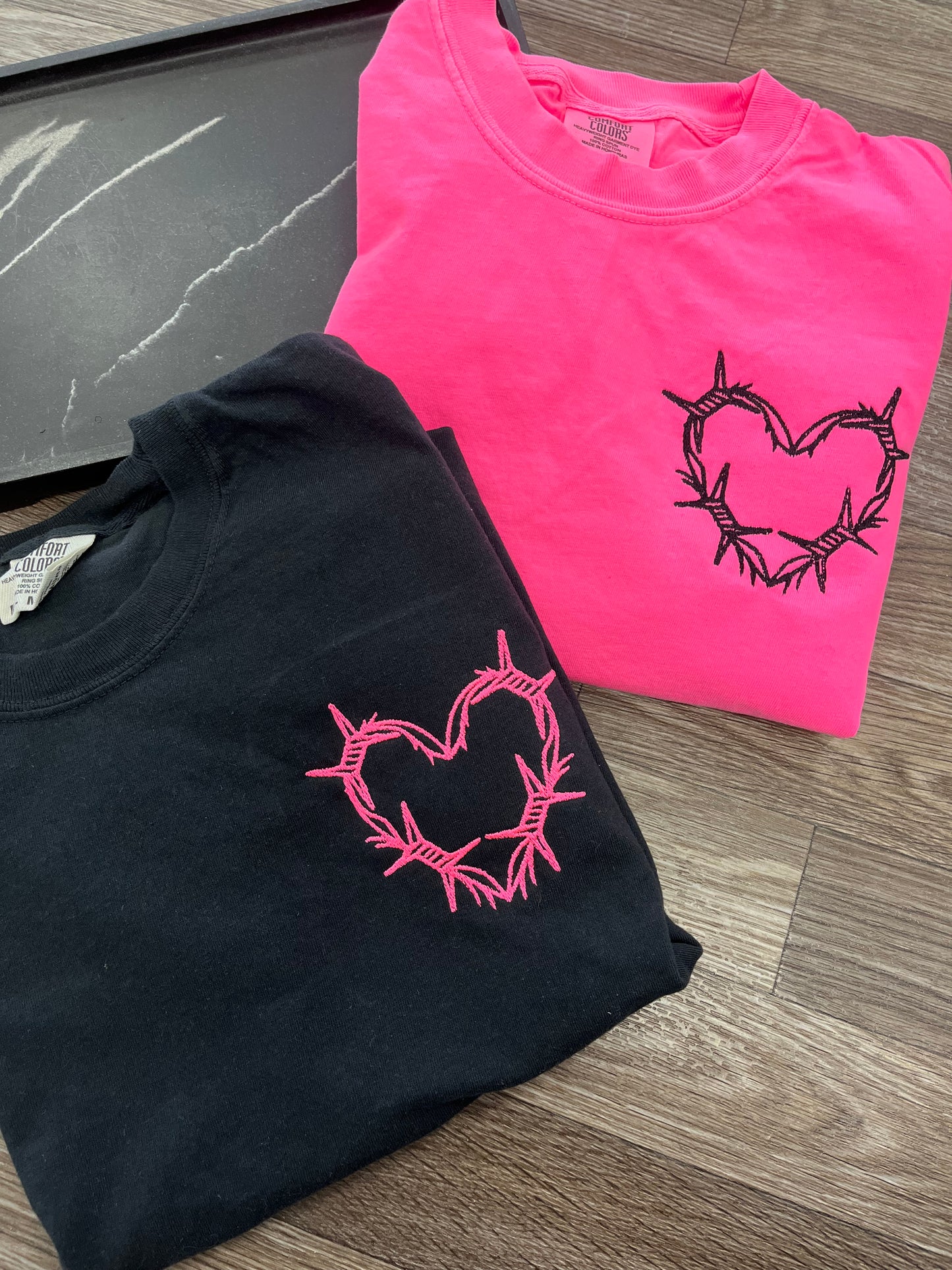Barbed Wire Heart Tshirt